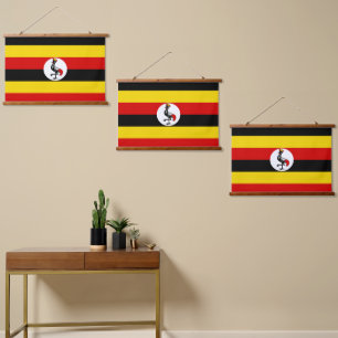 Tapisserie Suspendue Drapeau de l'Ouganda