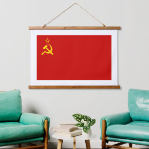 Tapisserie Suspendue Drapeau de l'Union soviétique, URSS, CCCP, communi
