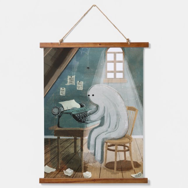Tapisserie Suspendue Écrivain fantôme (Recto)