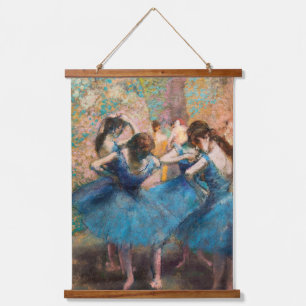 Tapisserie Suspendue Edgar Degas - Danseurs en bleu