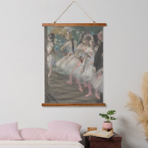 Tapisserie Suspendue Edgar Degas Le Ballet Vieux Mur Art Bois