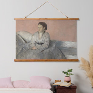 Tapisserie Suspendue Edgar Degas Madame René Impressionnisme Art Bois M