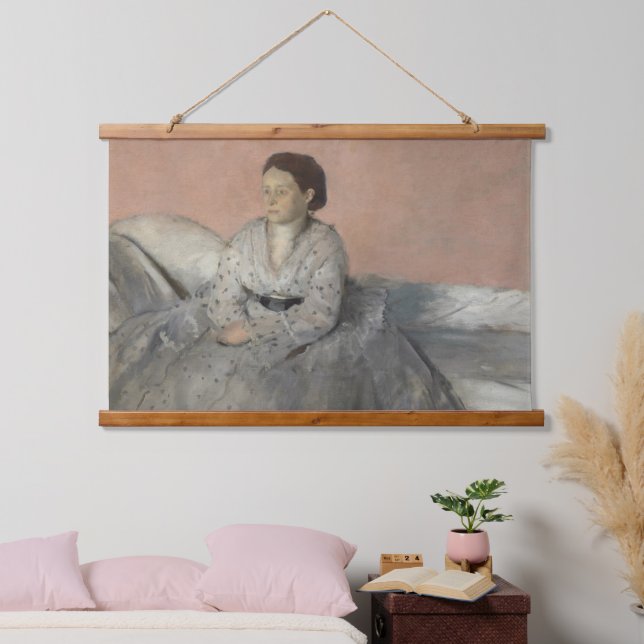 Tapisserie Suspendue Edgar Degas Madame René Impressionnisme Art Bois M (Chambre à coucher)