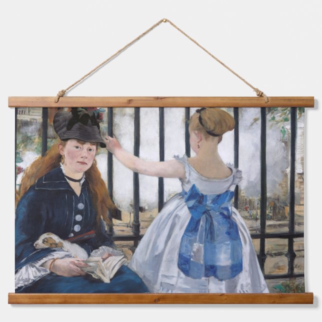 Tapisserie Suspendue Edouard Manet - Le Chemin De Fer (Devant)
