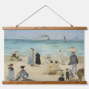 Tapisserie Suspendue Edouard Manet - Sur la plage, Boulogne-sur-Mer
