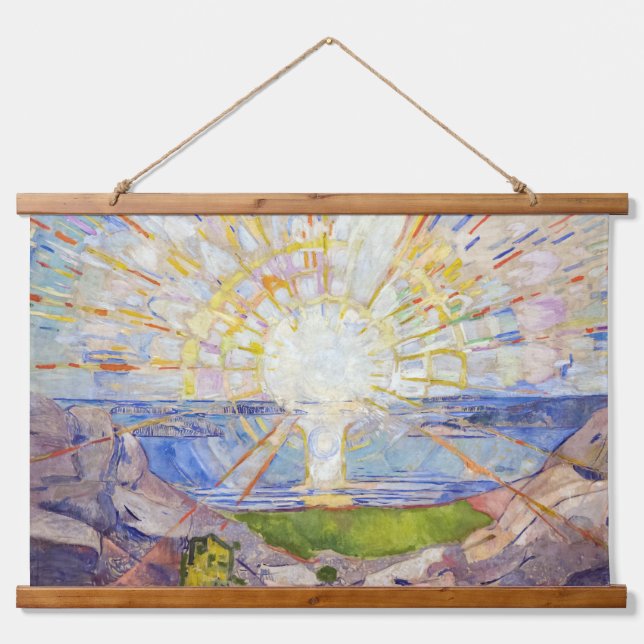 Tapisserie Suspendue Edvard Munch - Le Soleil 1911 (Devant)