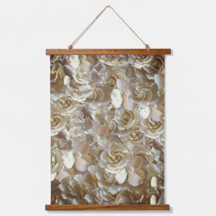 Tapisserie Suspendue Élégant Rose floral Motif pétal