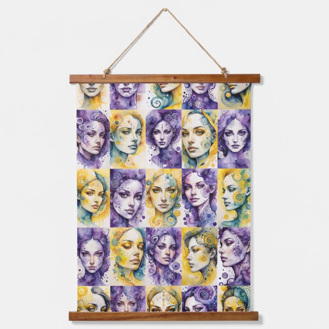 Tapisserie Suspendue Eleganz 3 (Recto)