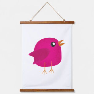 Tapisserie Suspendue Enfants oiseau mignon