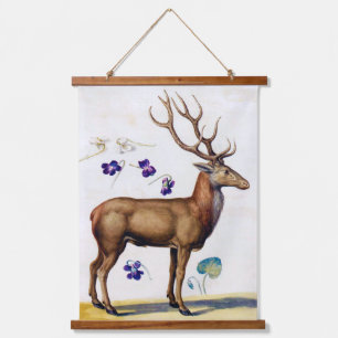 Tapisserie Suspendue Étude des cerfs et des fleurs, Arcimboldo
