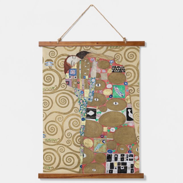 Tapisserie Suspendue Exécution de Gustav Klimt (Recto)