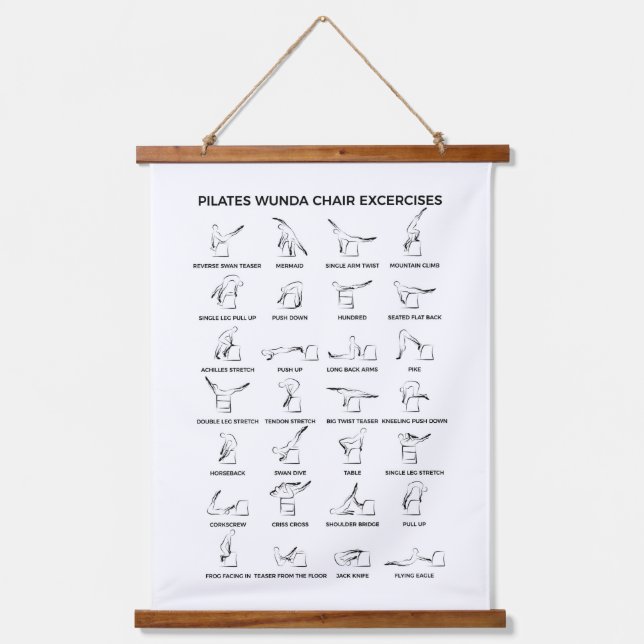 Tapisserie Suspendue Exercices Pilates Wunda (Recto)