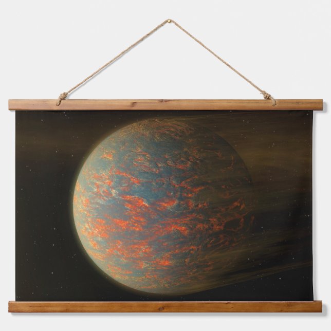 Tapisserie Suspendue Exoplanet 55 Cancri E Et Sa Surface Moulée (Devant)