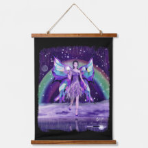 Fée de pluie violette