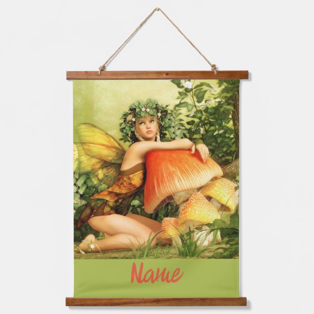 Tapisserie Suspendue Fée des champignons Thunder_Cove (Recto)