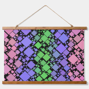 Tapisserie Suspendue Fière Trigender Groovy Boho Rétro Mod Géométrique