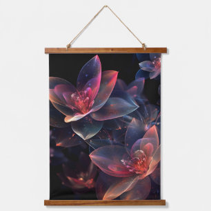 Tapisserie Suspendue Fleur de Lotus Cosmique Céleste