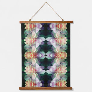 Tapisserie Suspendue Fleur de pivoine rose Abstraite
