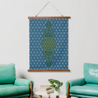 Fleur de vie - vintage XI timbre motif