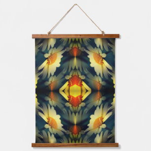 Tapisserie Suspendue Fleur marguerite jaune Abstrait