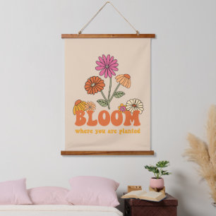Tapisserie Suspendue Fleur Où vous êtes planté