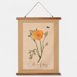 Tapisserie Suspendue Fleur sauvage californien du pavot
