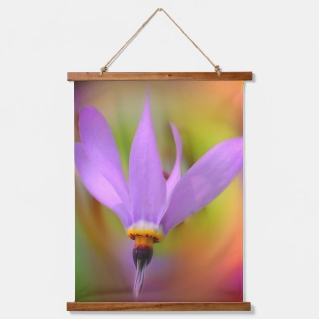 Tapisserie Suspendue Fleur sauvage pourpre (Recto)