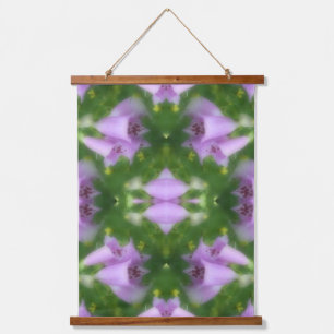 Tapisserie Suspendue Fleurs roses Foxglove Abstraites