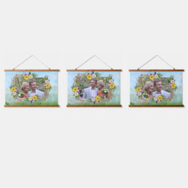 Tapisserie Suspendue Fleurs sauvages contre un ciel bleu