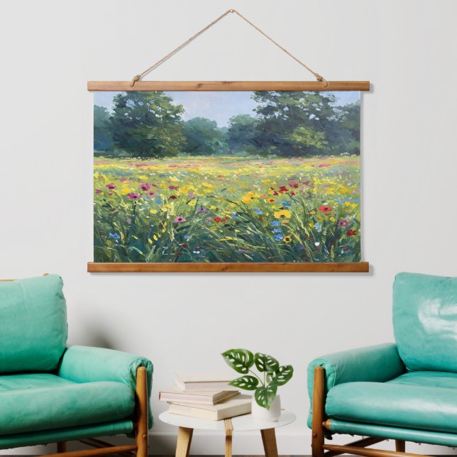 Tapisserie Suspendue Flowered field (Salon)