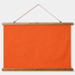 Tapisserie Suspendue Fond orange texturé calme et simple