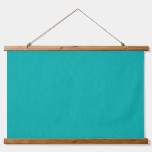 Tapisserie Suspendue Fond turquoise texturé calme & simple
