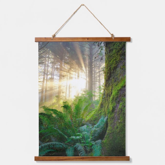 Tapisserie Suspendue Forêt côtière du Pacifique, Oregon (Recto)