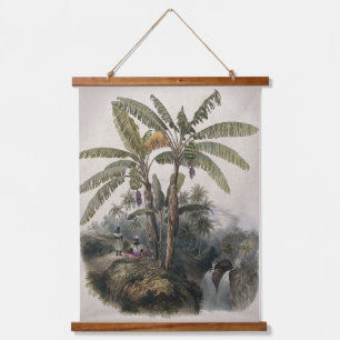 Tapisserie Suspendue Forêt de bananiers tropicaux antiques   Bota vinta
