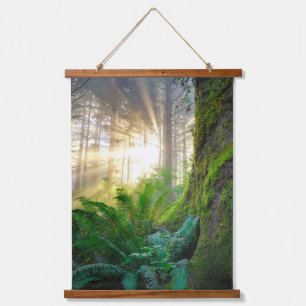 Tapisserie Suspendue Forêt de la côte pacifique, Oregon