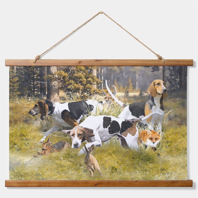 Tapisserie Suspendue Foxhound (Devant)