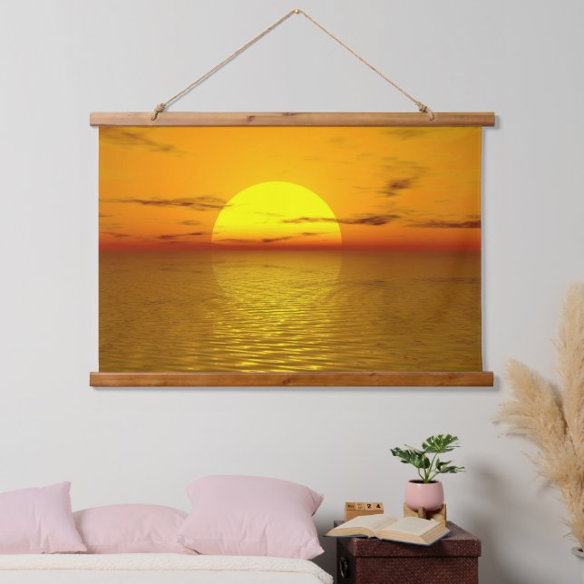 Tapisserie Suspendue Framed 36x26 Photo Tapestry for Wall Display (Chambre à coucher)