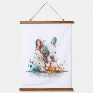 Tapisserie Suspendue Français Chien Chien Chien Chien Français Aquarell