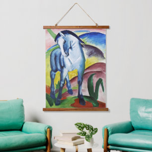 Tapisserie Suspendue Franz Marc Cheval bleu moderne I Art expressionnis