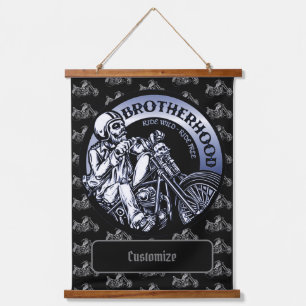 Tapisserie Suspendue Fraternité Biker personnalisée