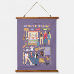 Tapisserie Suspendue FRIENDS™   30 ans d'amitié