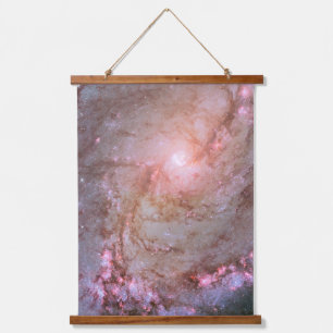 Tapisserie Suspendue Galaxie Spirale M83, Ablaze Avec Formation Star.