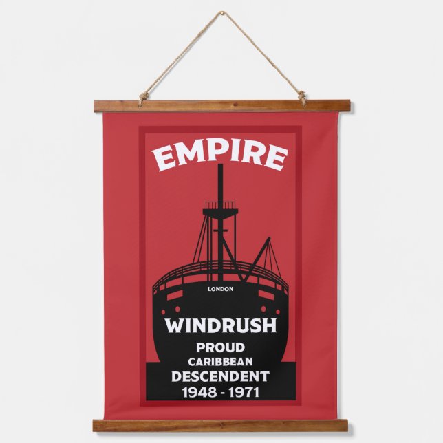 Tapisserie Suspendue Génération Windrush (Recto)