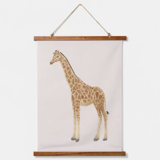 Tapisserie Suspendue Giraffe Nursery Art Tapestry