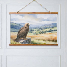 Tapisserie Suspendue Golden Eagle Wildlife Bird of Prey Landscape