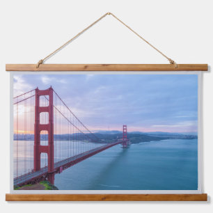Tapisserie Suspendue Golden Gate Bridge à Sunrise