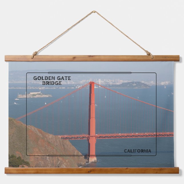 Tapisserie Suspendue Golden Gate Bridge Splendor (Devant)