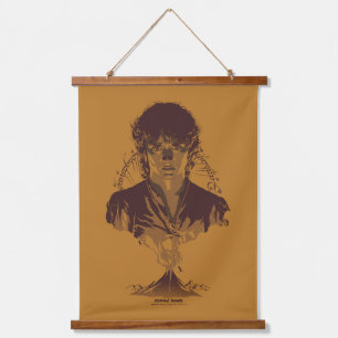 Tapisserie Suspendue Graphisme de l'inscription Tengwar de FRODO™ MOUNT