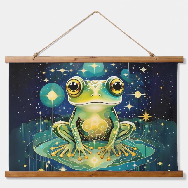 Tapisserie Suspendue Grenouille céleste (Devant)