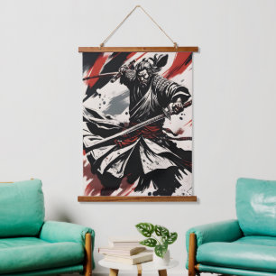 Tapisserie Suspendue Guerrier samouraï